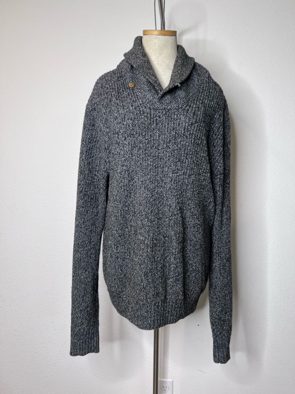 Faherty Men's Shawl Collar Knit Sweater